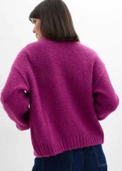 Gilet raccourci en maille oversize