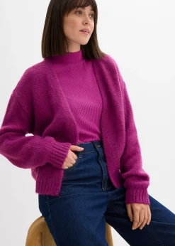 Gilet raccourci en maille oversize