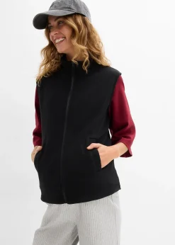 Gilet sans manches de grossesse et portage en polaire