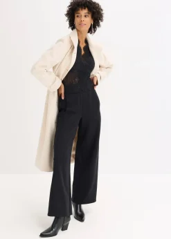 Gilet sans manches en dentelle