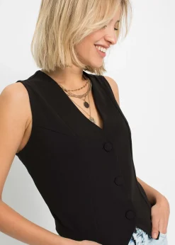 Gilet sans manches en Interlock