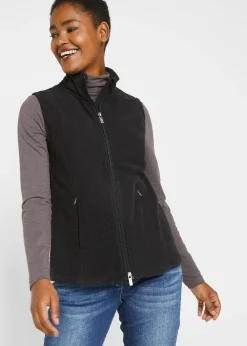 Gilet sans manches en polaire avec poches
