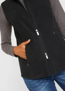 Gilet sans manches en polaire avec poches