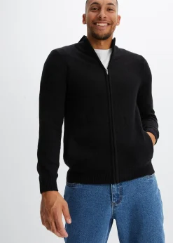 Gilet zippé en fine maille