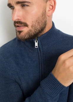 Gilet zippé en fine maille
