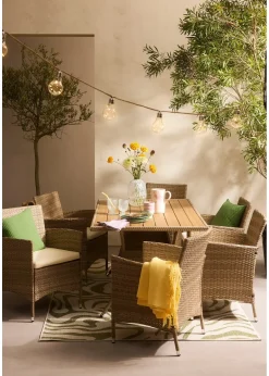 Guirlande lumineuse solaire avec boules