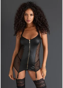 Guêpière sexy avec zip