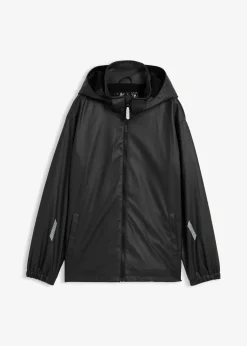 Imperméable thermique à doublure polaire et capuche amovible