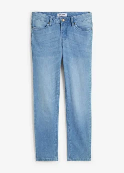 Jean 7/8 extensible, bas fendu