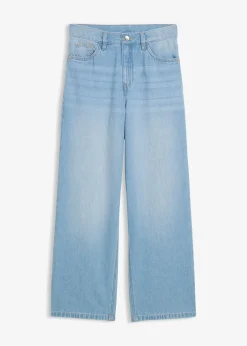 Jean baggy à taille réglable, droit