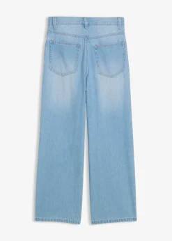 Jean baggy à taille réglable, droit