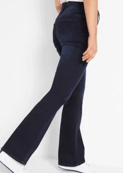 Jean bootcut sculptant taille haute, ultra doux