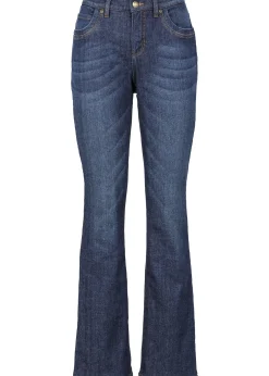 Jean bootcut taille haute, thermique