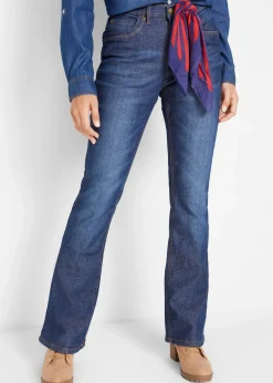 Jean bootcut taille haute, thermique