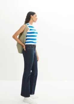 Jean bootcut taille haute, extensible
