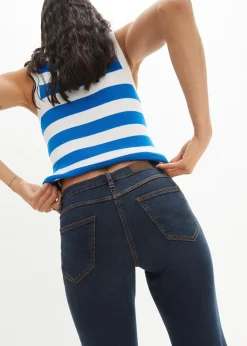 Jean bootcut taille haute, extensible
