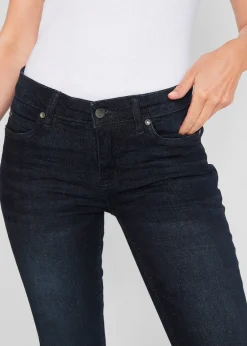 Jean bootcut taille mi-haute, extensible