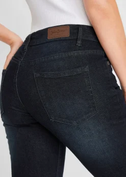 Jean bootcut taille mi-haute, extensible