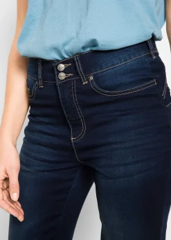 Jean bootcut taille mi-haute, sculptant