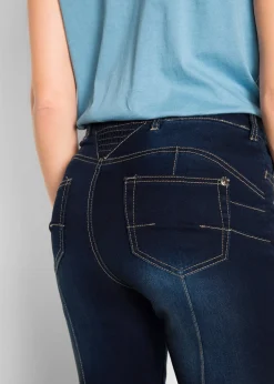 Jean bootcut taille mi-haute, sculptant