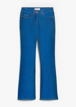 Jean bootcut taille mi-haute, extensible