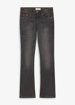Jean bootcut taille mi-haute, extensible