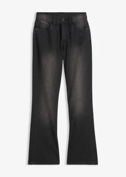 Jean bootcut, taille mi-haute