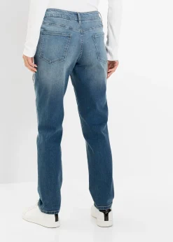 Jean boyfriend taille mi-haute