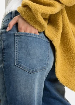 Jean boyfriend taille mi-haute