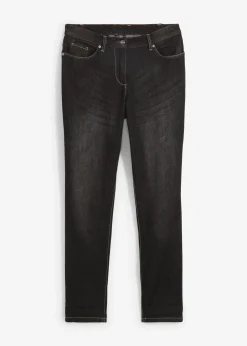 Jean boyfriend taille mi-haute, extensible