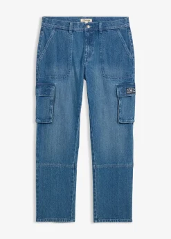 Jean cargo loose, droit