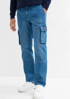Jean cargo loose, droit