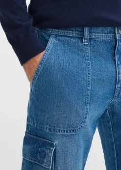 Jean cargo loose, droit