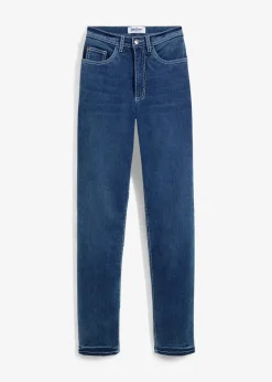 Jean chaud droit, taille haute