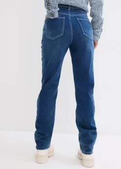 Jean chaud droit, taille haute
