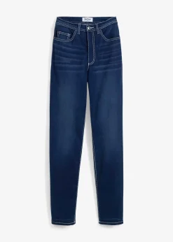 Jean chaud droit, taille haute