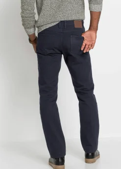Jean droit, coupe classique, doublure chaude en flanelle