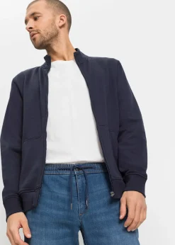Jean droit et léger à taille élastiquée, regular