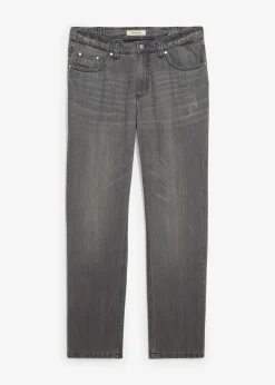 Jean droit et Regular à taille élastiquée, 100% coton
