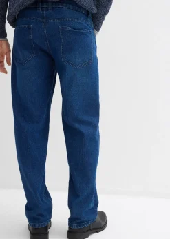 Jean droit extensible, loose