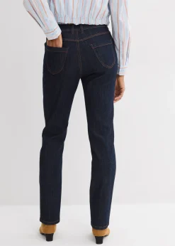 Jean droit taille haute