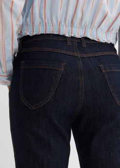 Jean droit taille haute
