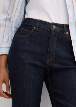 Jean droit taille haute