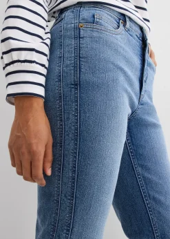 Jean droit taille haute