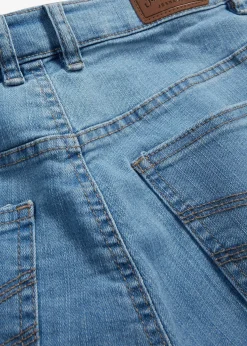 Jean droit taille mi-haute, extensible