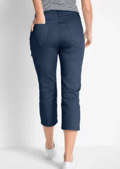 Jean droit, taille mi-haute et confortable