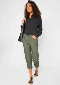 Jean droit, taille mi-haute et confortable