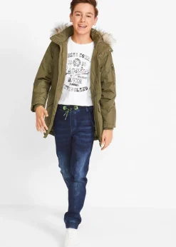 Jean en molleton Regular, fuselé