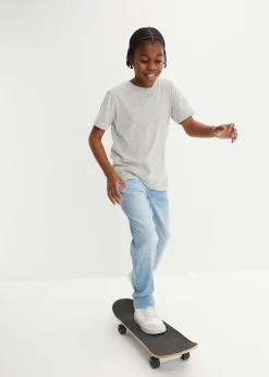 Jean extensible, ample et droit