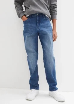 Jean extensible, ample et droit